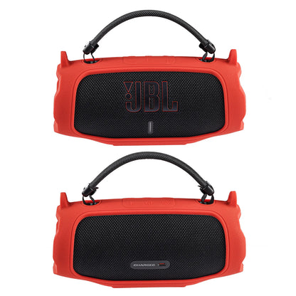 Étui de transport en Silicone pour haut-parleur Bluetooth Portable, housse de protection souple avec bandoulière pour haut-parleur JBL Charge 6