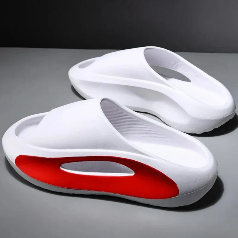 Pantoufles d'été à plateforme pour hommes et femmes, pantoufles d'intérieur à fond souple EVA, chaussures de plage légères, pantoufles d'extérieur antidérapantes pour femmes