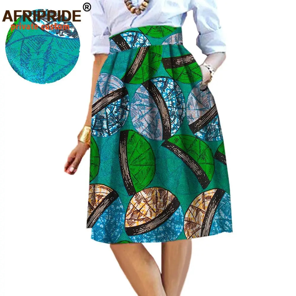 2025 été Original Style africain vêtement jupe Midi pour les femmes privé personnalisé de haute qualité Batik coton Femmal vêtements A 722704