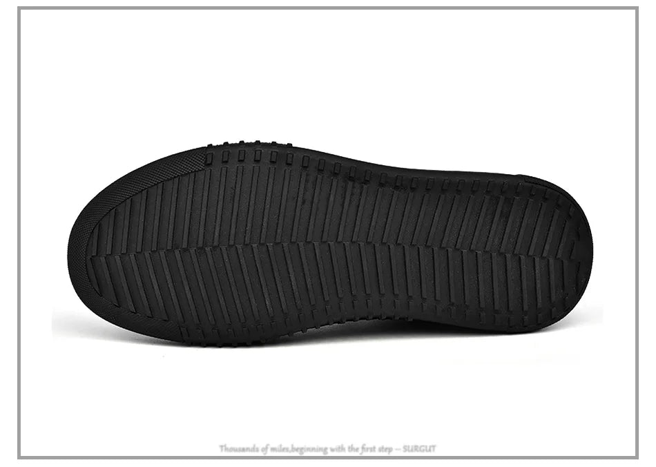 SURGUT-Chaussures décontractées en cuir de vachette pour hommes, coordonnantes, confortables, mode, épissage, semelle optique, automne, hiver, taille 38-44