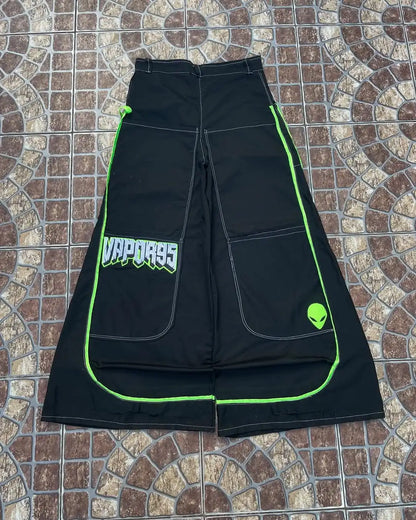 Y2K hommes Baggy Jeans vintage streetwear brodé Harajuku motif jeans hommes femmes sol américain Hip Hop gothique jambe large jean