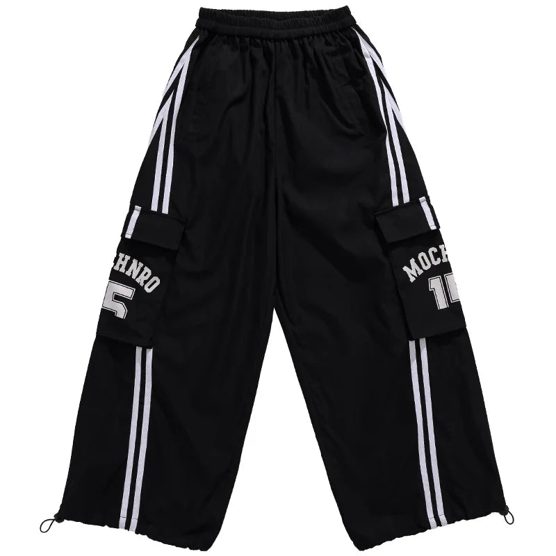 Ensemble T-shirt et pantalon à manches longues pour enfants, mode Hip Hop y2k, Costume de spectacle pour filles, tenue de scène, Costume de danse pour enfants, vêtements de rue