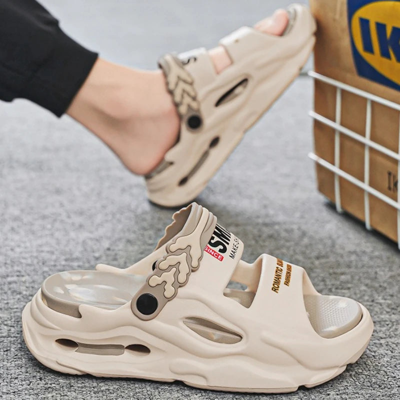 Chaussons pour hommes EVA femmes sandales chaussures à plate-forme confortables antidérapant doux hommes chaussures De plage été Sandalias De Mujer Verano 2025