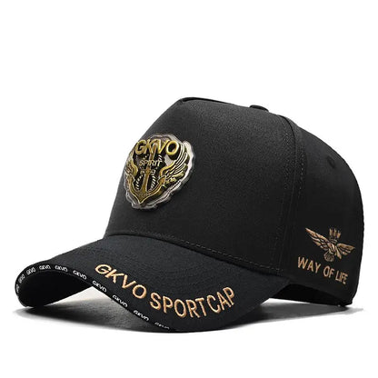 Casquette de baseball Four Seasons Tall Crown pour homme, grande taille, chapeau avec visage ombré, casquette à visière verde, nouveau, 2024