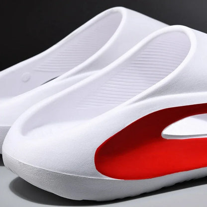 Pantoufles d'été à plateforme pour hommes et femmes, pantoufles d'intérieur à fond souple EVA, chaussures de plage légères, pantoufles d'extérieur antidérapantes pour femmes