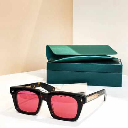 JMM QUENTIN Lunettes de soleil de marque de créateur japonais faites à la main photochromiques de haute qualité UV400 Lunettes en acétate pour hommes et femmes avec étui
