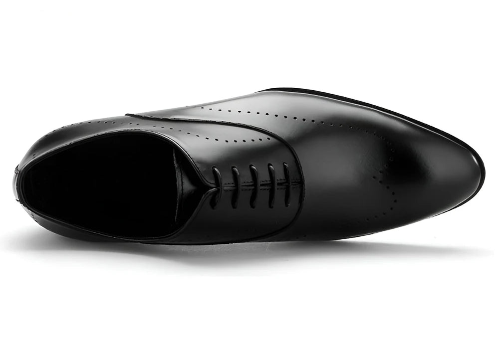 Chaussures Oxford en cuir véritable pour hommes, chaussures de haute qualité, faites à la main, pleine fleur, pour les affaires, décontractées, pour la vie quotidienne, 2024