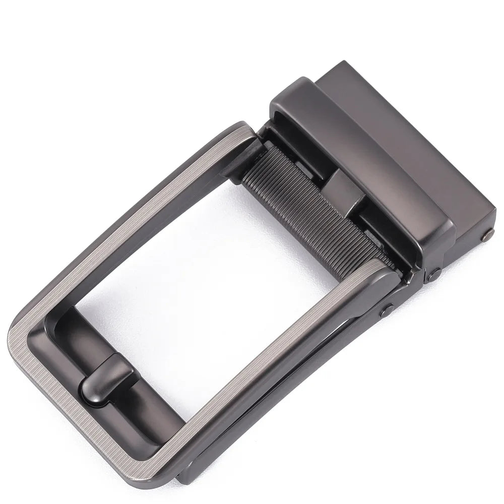 Blanc boucle automatique hommes ceinture en cuir hommes mode pantalons décontractés ceinture de Golf en cuir véritable homme pantalon décontracté ceintures mâle