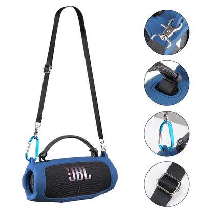 Étui de transport en Silicone pour haut-parleur Bluetooth Portable, housse de protection souple avec bandoulière pour haut-parleur JBL Charge 6