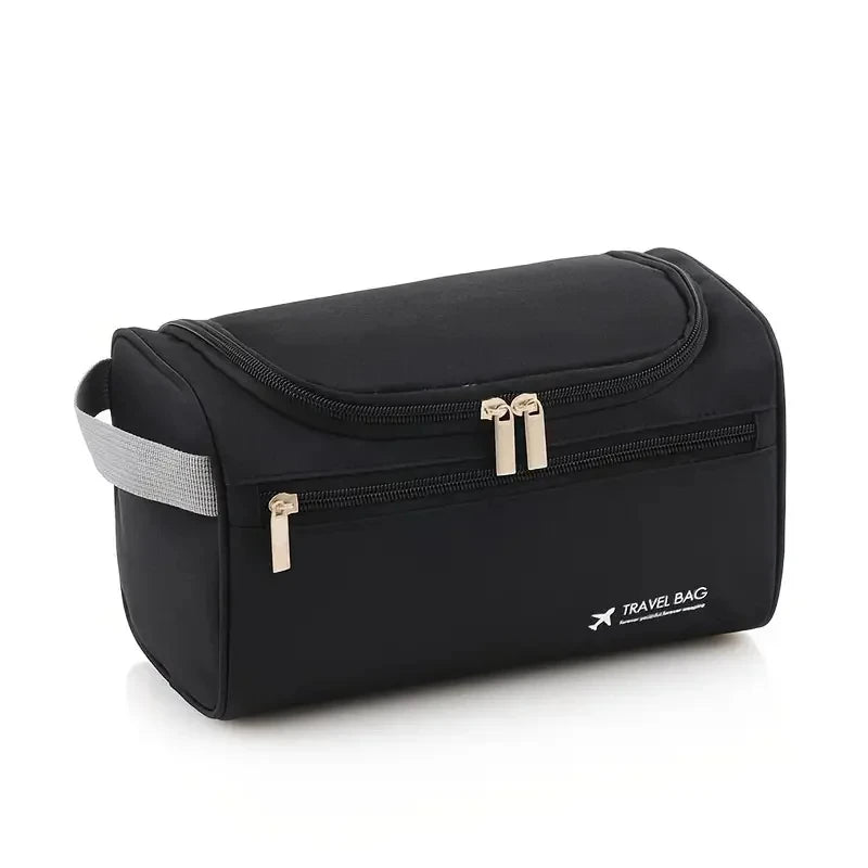 Trousse de toilette en cuir pour hommes et femmes, Kit Dopp, trousse de toilette suspendue pour hommes, trousse de toilette de voyage pour voyager, grand sac à cosmétiques pour T