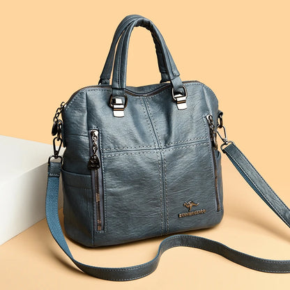 2025 poches multiples sacs à Main en cuir souple pour femmes sacs à Main de luxe femmes sacs concepteur épaule sacs à bandoulière Sac A Main