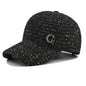 Casquette de Baseball avec Patch M en métal, chapeau noir élégant pour homme et femme, chapeau de soleil léger et réglable pour femmes