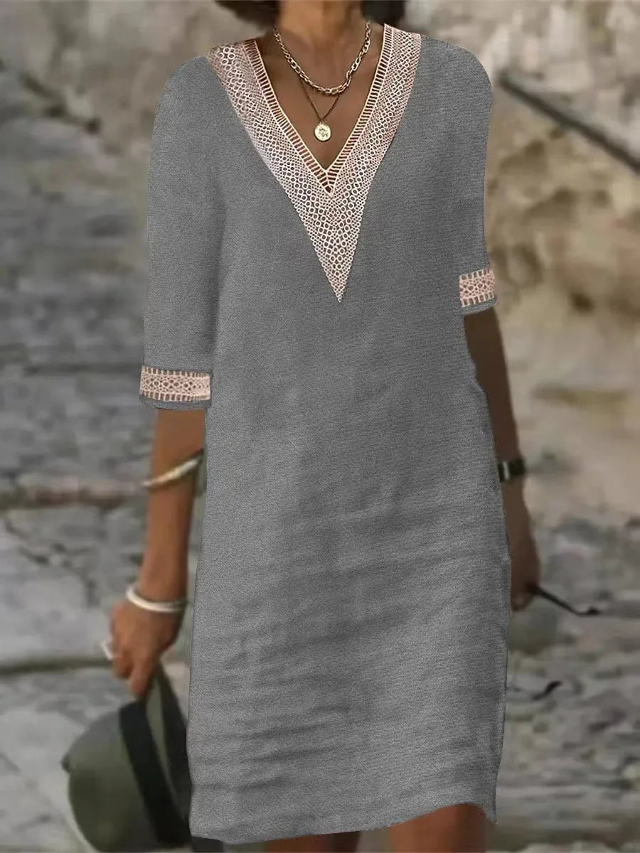 Robe en lin de coton pour femmes, vêtements décontractés, streetwear vintage, style ethnique, robe d'été élégante, vêtements de mode, Y2K