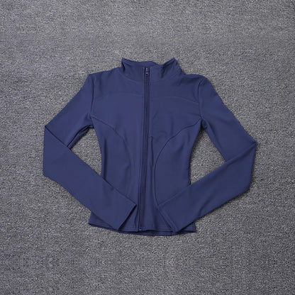 Veste de Sport pour femmes, chemise à manches longues, manteau d'entraînement, vêtements d'entraînement, de Yoga
