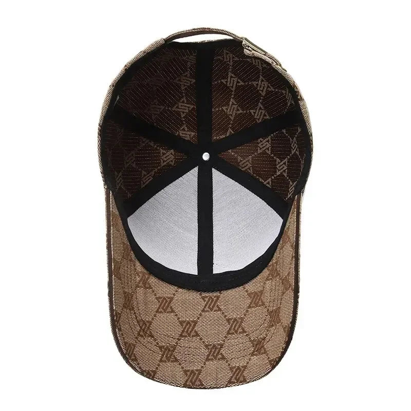 Casquette de Baseball cousue à trois lignes pour hommes et femmes, protection solaire quatre saisons, décontractée, filet rouge en détresse, chapeau 1841