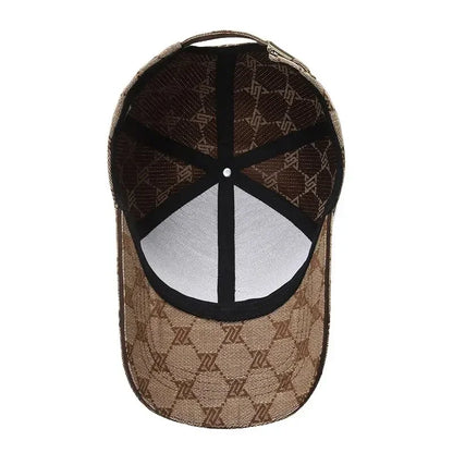 Casquette de Baseball cousue à trois lignes pour hommes et femmes, protection solaire quatre saisons, décontractée, filet rouge en détresse, chapeau 1841