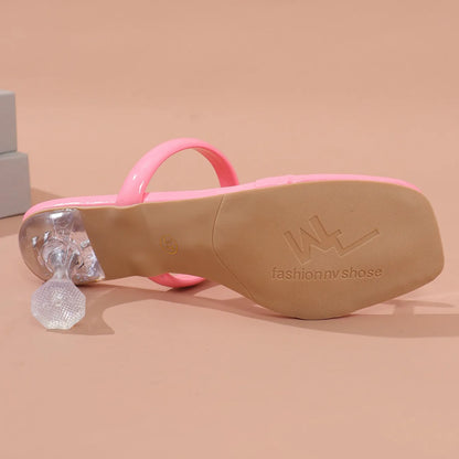 Sandales à Talons Hauts et Bande Étroite pour Femme, Chaussures de ix, Nouvelle Collection