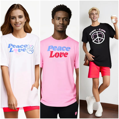 ABCDE fitness loisirs sport coton hommes et femmes T-shirt à manches courtes haut 0215