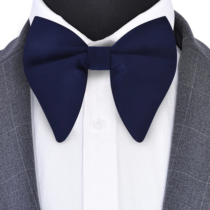 GUSLESON mode rose Champagne bleu solide noeud papillon pour hommes classique grand noeud papillon pour fête de mariage nœud papillon adulte hommes cravate