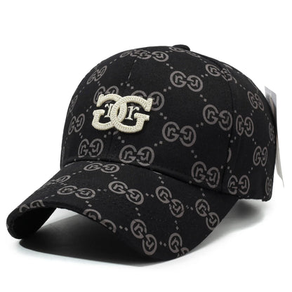 Casquette de baseball version coréenne pour hommes et femmes, chapeau à fleurs anciennes, plein de lettres ins, tendance, nouvelle collection printemps et été 2025