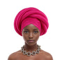 Turban Tressé pour Femme Africaine, Couvre-Chef Brut du Nigeria, Chapeau Musulman de ix, Vêtement de Sauna