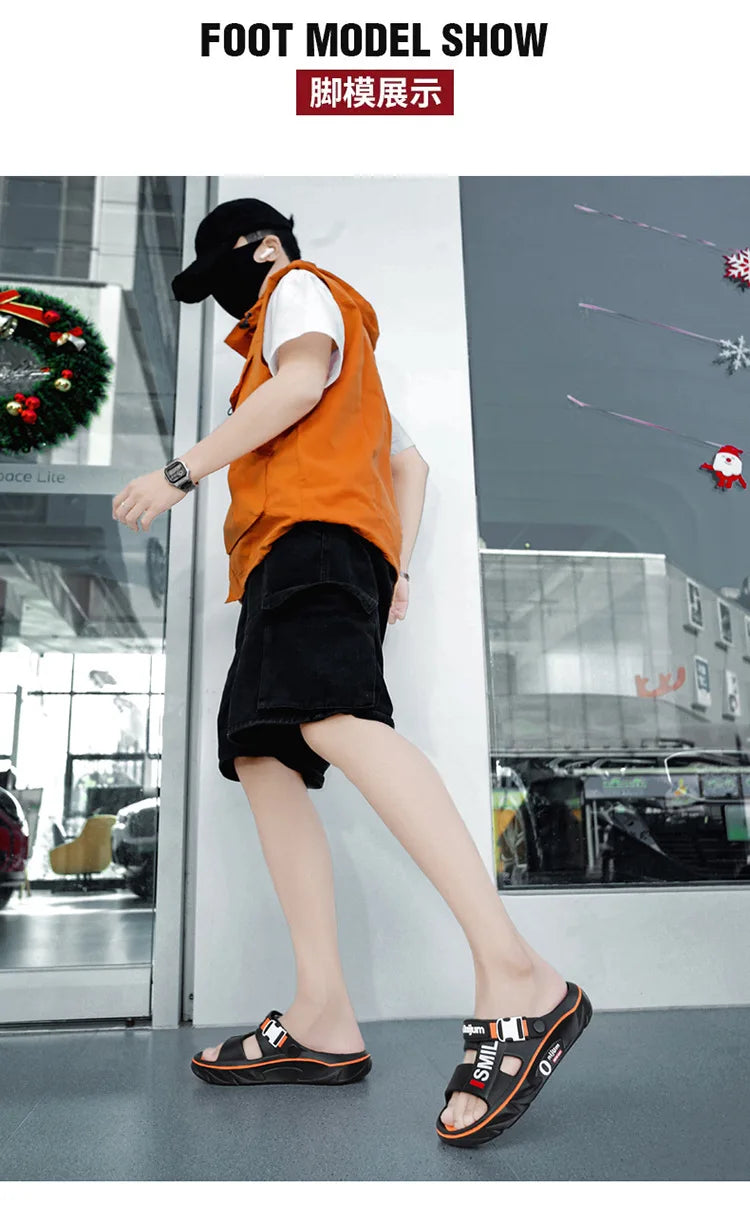 2025 nouveaux pantoufles de Massage pour hommes sandales d'extérieur intérieures plage confortables diapositives souples chaussures décontractées pour hommes femmes pantoufles de maison