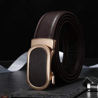 Ceinture bleue pour hommes et femmes, ceintures à boucle automatique, ceinture féminine Cinturon décontractée à la mode, vert blanc noir rouge disponible