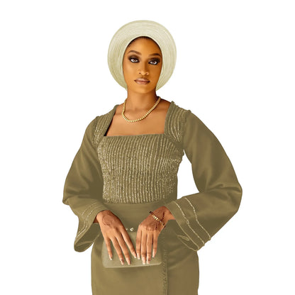 Casquette Turban plissée pour femmes africaines déjà fabriquées Auto Gele femme bandeau Nigeria dame chapeaux chapeau fête de mariage chapeaux