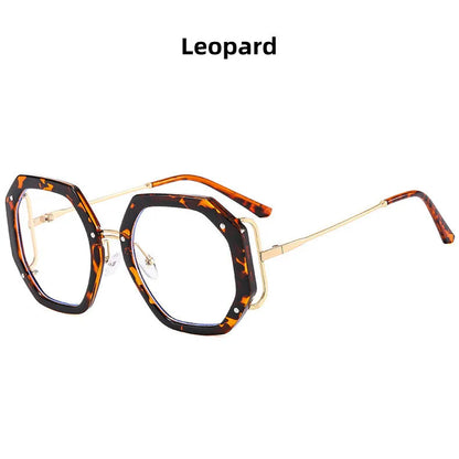 Lunettes photochromiques pour femmes, nouveau Design de marque à la mode, grand polygone, Anti lumière bleue, lecture sur ordinateur, hypermétropie, 2023