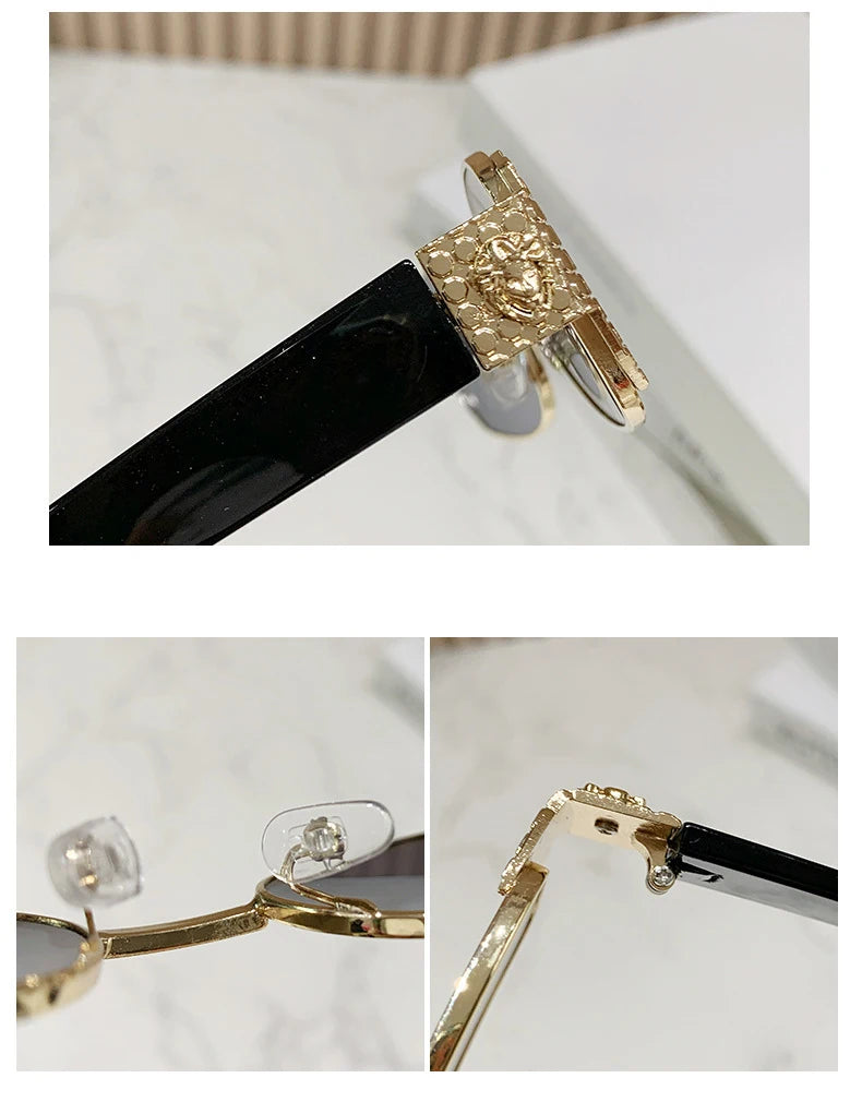 Nouvelle marque de mode Vintage lunettes de soleil femmes de luxe concepteur 2025 voyage en plein air nuances lunettes à la mode fête haut d'été lunettes de soleil