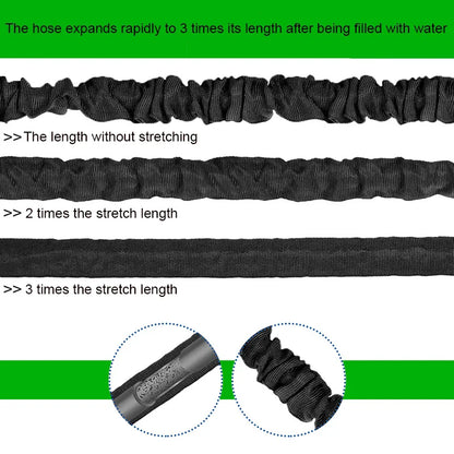 Tuyau magique extensible 2024, lavage de voiture à haute pression, 7 fonctions de pulvérisation d'eau, pistolet à eau, tuyau d'arrosage de jardin domestique