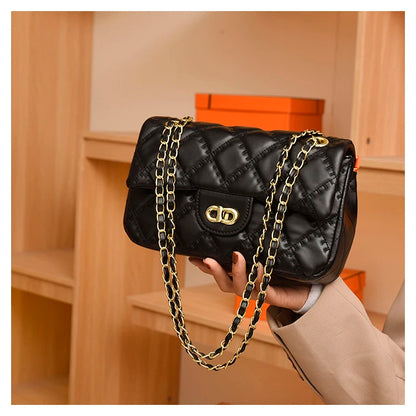 Sac à bandoulière carré Unique pour femmes, sacoche rétro minimaliste en cuir texturé, sac à main de luxe pour les déplacements et la soirée