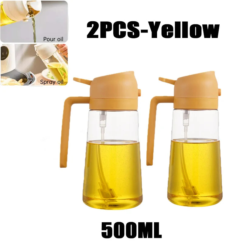 200/300/500ml bouteille de pulvérisation d'huile BBQ cuisson pulvérisateur d'huile d'olive cuisine cuisson huile Spray bouteille vide bouteille de vinaigre brosse à huile