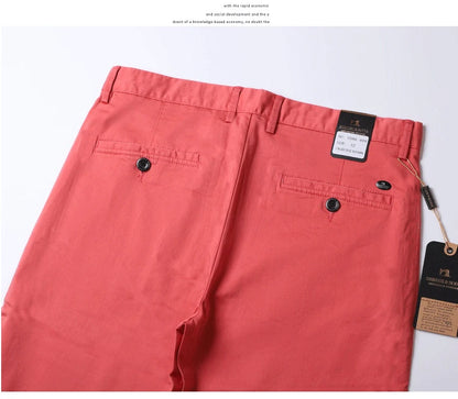 Pantalon décontracté en coton pour homme, jean droit, jean classique multicolore, mode d'affaires, confortable, printemps, été, nouveau, 2024