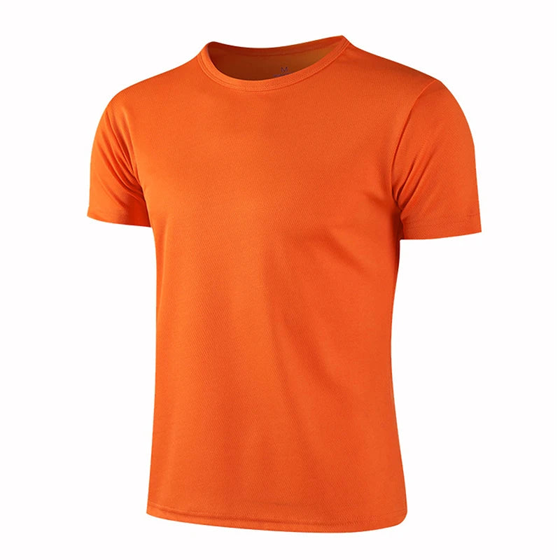 Hommes femmes séchage rapide à manches courtes Sport T-Shirt maillots de gymnastique Fitness chemise formateur course T-Shirt adolescent vêtements de Sport respirants