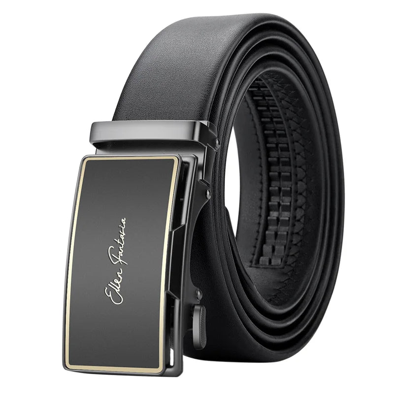 OYIFAN hommes ceinture en cuir véritable ceinture pour hommes ceintures automatiques ceinture réglable ceintures d'affaires