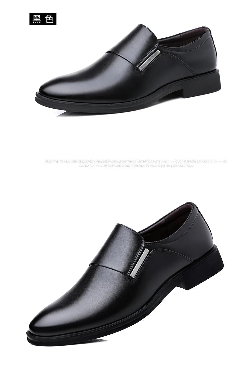 Nouveauté mode britannique hommes blanc noir sans lacet robe affaires chaussures décontractées mocassins mâle robe de mariée chaussures de retour