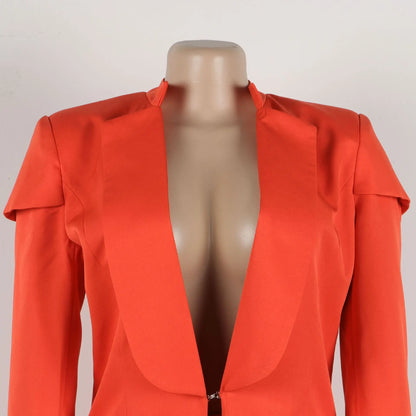 Ensemble femme manches longues x-long Blazer manteau + pantalon Long costume 2025 printemps Streetwear deux 2 pièces ensemble afrique OL tenues de travail