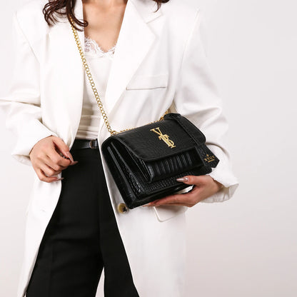 Dames peau de crocodile PU cuir carré sacs à bandoulière sacs à bandoulière сумка sacs pour femme sacs de créateurs de luxe ita sac sacs