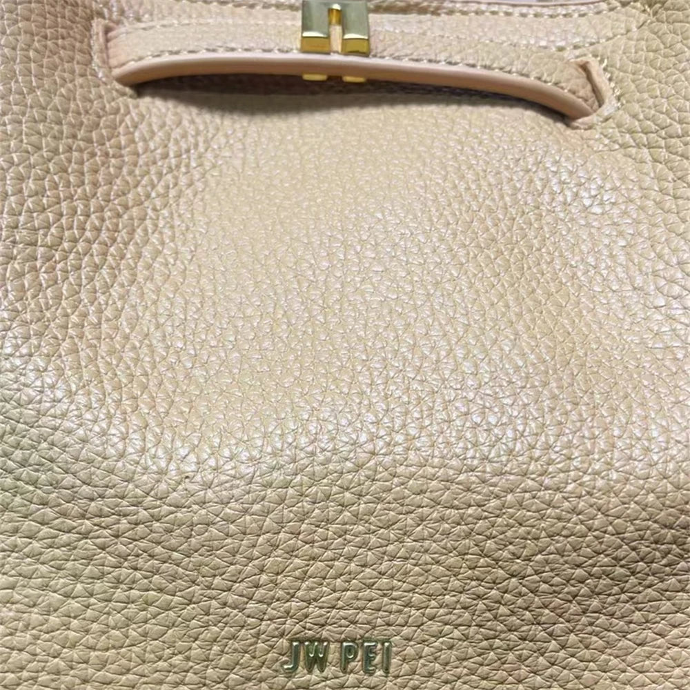 JW PEI 2025New femmes toile marron bandoulière sac à bandoulière Mini cuir végétalien sac fourre-tout sac à main boulette sac en cuir de haute qualité