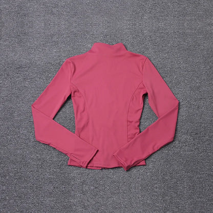 Veste de Sport pour femmes, chemise à manches longues, manteau d'entraînement, vêtements d'entraînement, de Yoga