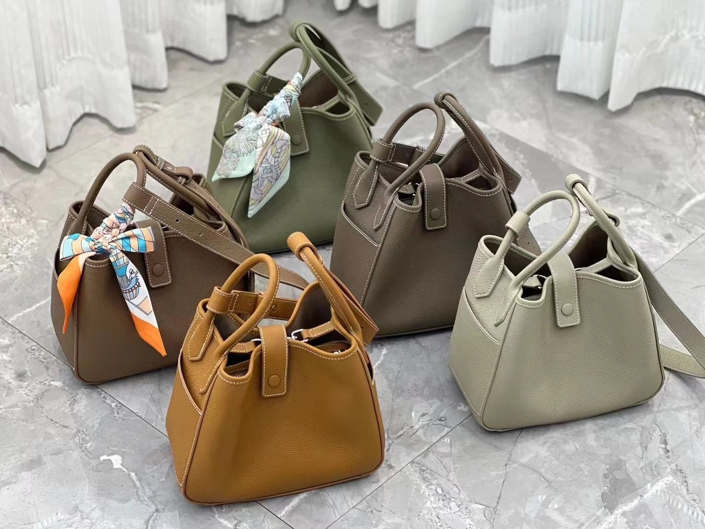 Sac seau en cuir de grande capacité pour femmes, Design de luxe, sacs à main en cuir de vache de haute qualité, sac de dîner élégant haut de gamme pour dames