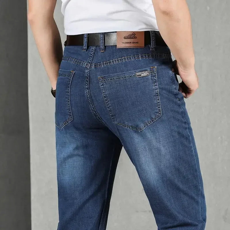 Jean pour hommes, vêtements de travail, pantalon de Cowboy, mode, haute qualité, Original, classique, droit avec poches, Baggy, nouvelle collection 2024