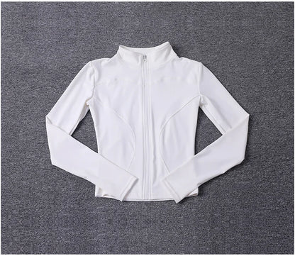 Veste de Sport pour femmes, chemise à manches longues, manteau d'entraînement, vêtements d'entraînement, de Yoga