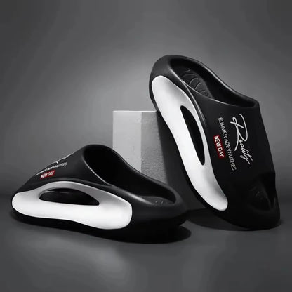 Pantoufles pour hommes et femmes, pantoufles de couple antidérapantes à la mode EVA 2 couleurs 36-45