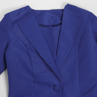 Ensemble femme manches longues Blazer manteau + robe longue costume hiver Streetwear deux 2 pièces ensemble afrique OL tenues de travail