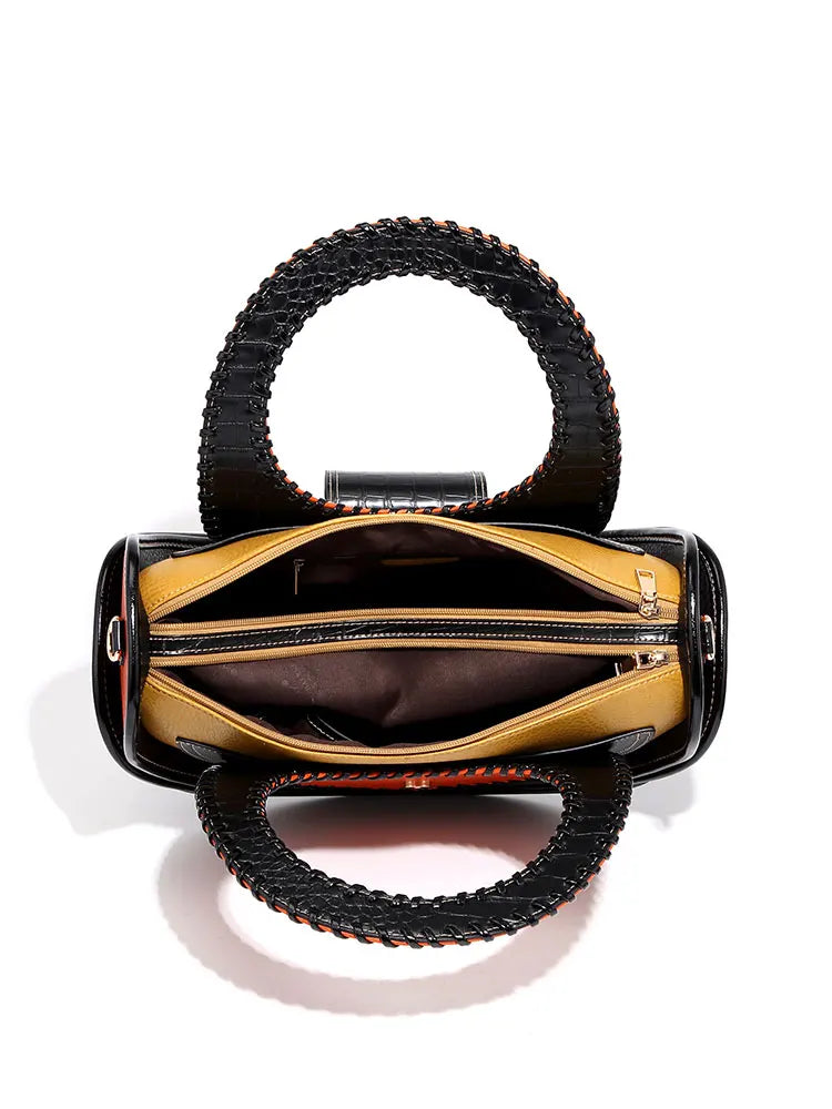 Sac femme sac à bandoulière haut de gamme en cuir sac à main grande capacité sac à provisions créateur de mode femmes poignée supérieure sacs à main bandoulière