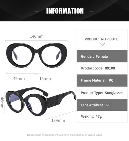 Lunettes anti-lumière bleue à rayures jaunes rétro pour femmes, lunettes transparentes, grande monture ronde, marque de luxe, 2025