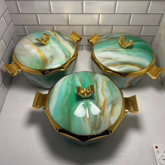 3 pièces ensemble boîte d'isolation alimentaire isolé thermique marmite boîte isolation Pot boîte à déjeuner conservation de la chaleur