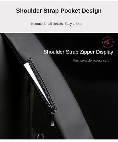 Sac à bandoulière antivol en cuir PU pour homme, sac de poitrine, classique, multifonctionnel, initié, créateur de marque, nouveau